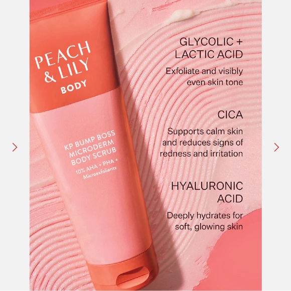 NWT Peach & Lily KP Bump Boss Microderm Body Scrub - Picture 5 of 9